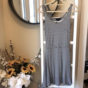 Jack Black and White Striped Tank Dress.  Size Small.